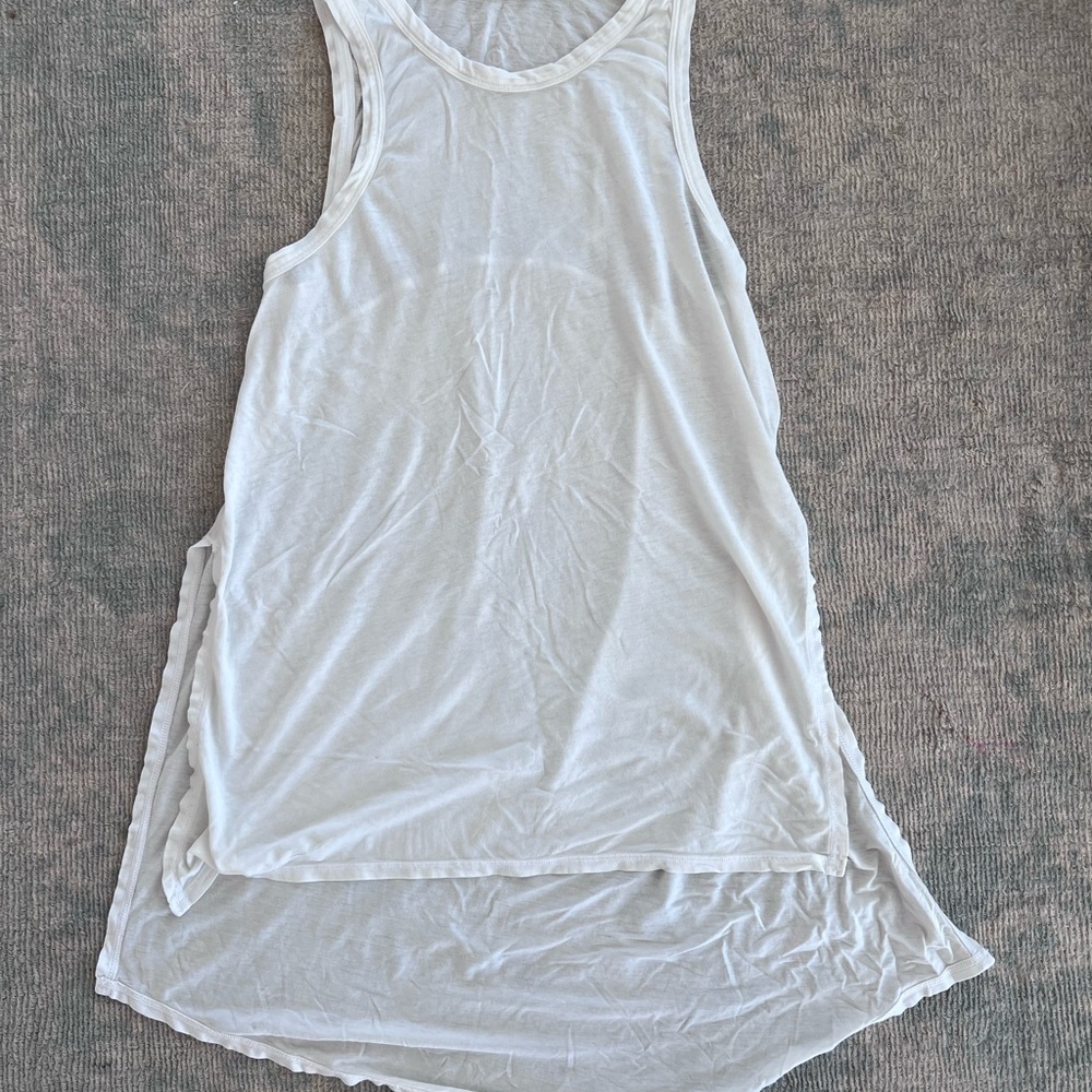 Lululemon Athletica White Tank Top